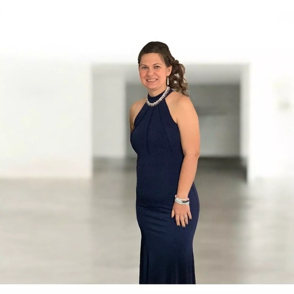 NWT Berydress Halter Mermaid Dress L - Picture 15 of 15